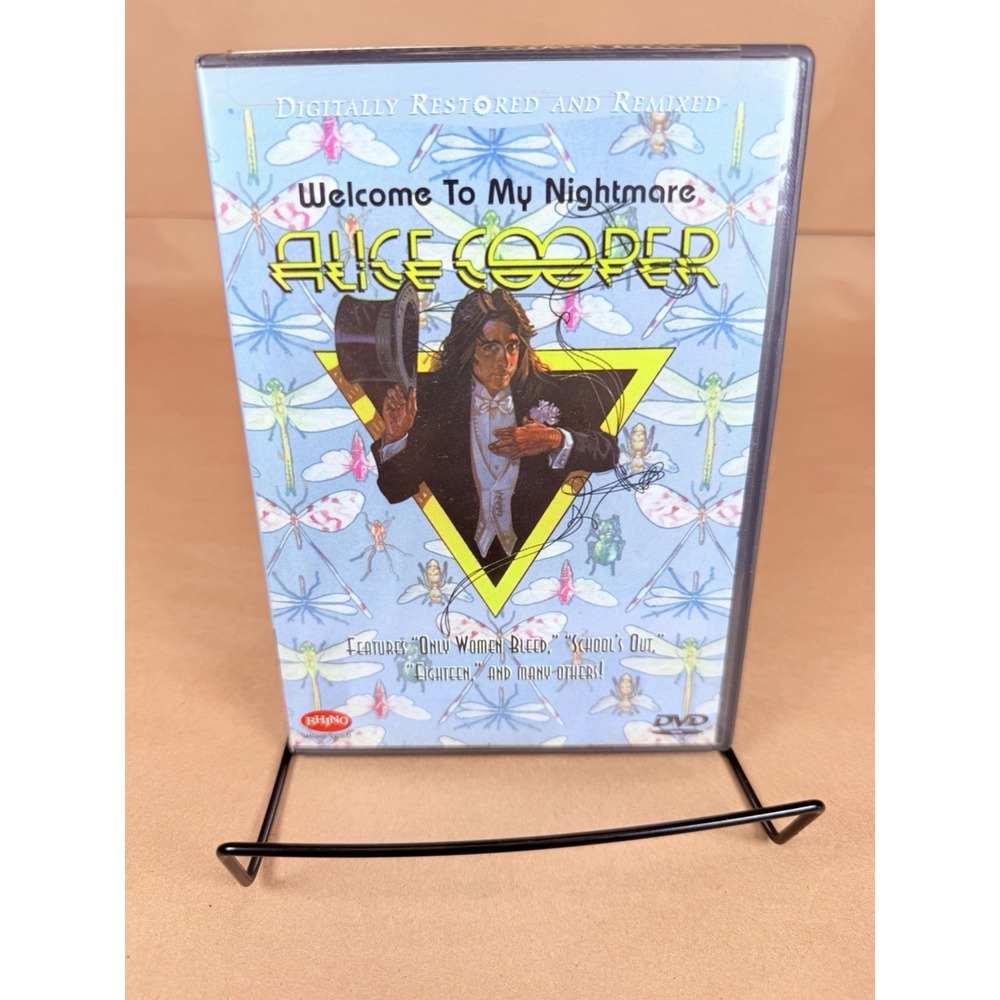Alice Cooper Welcome to My Nightmare DVD Rhino Concert School's Out I'm Eighteen